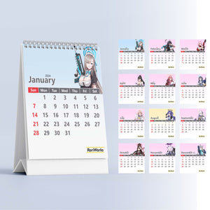 Blue Archive - Mini Desk Calendar 2024