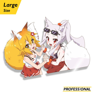 Senko & Shiro - Large Sticker