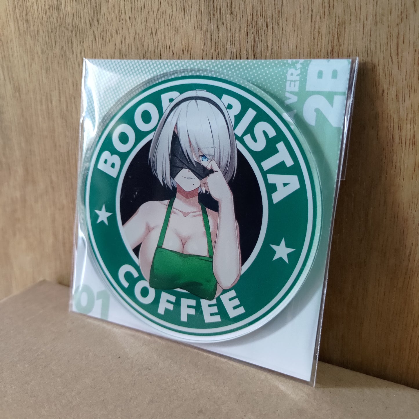 2B (Boobarista Ver.) - Coaster