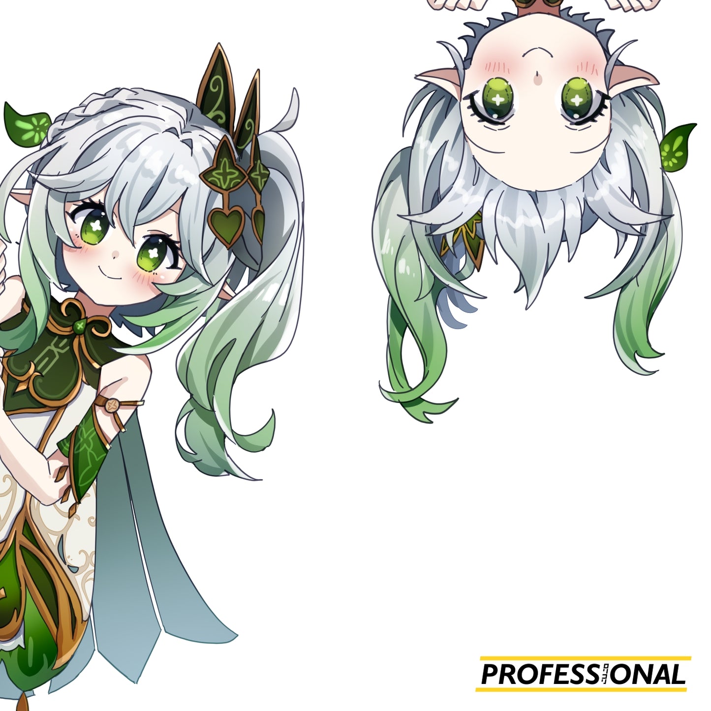 Nahida - Peeking Sticker