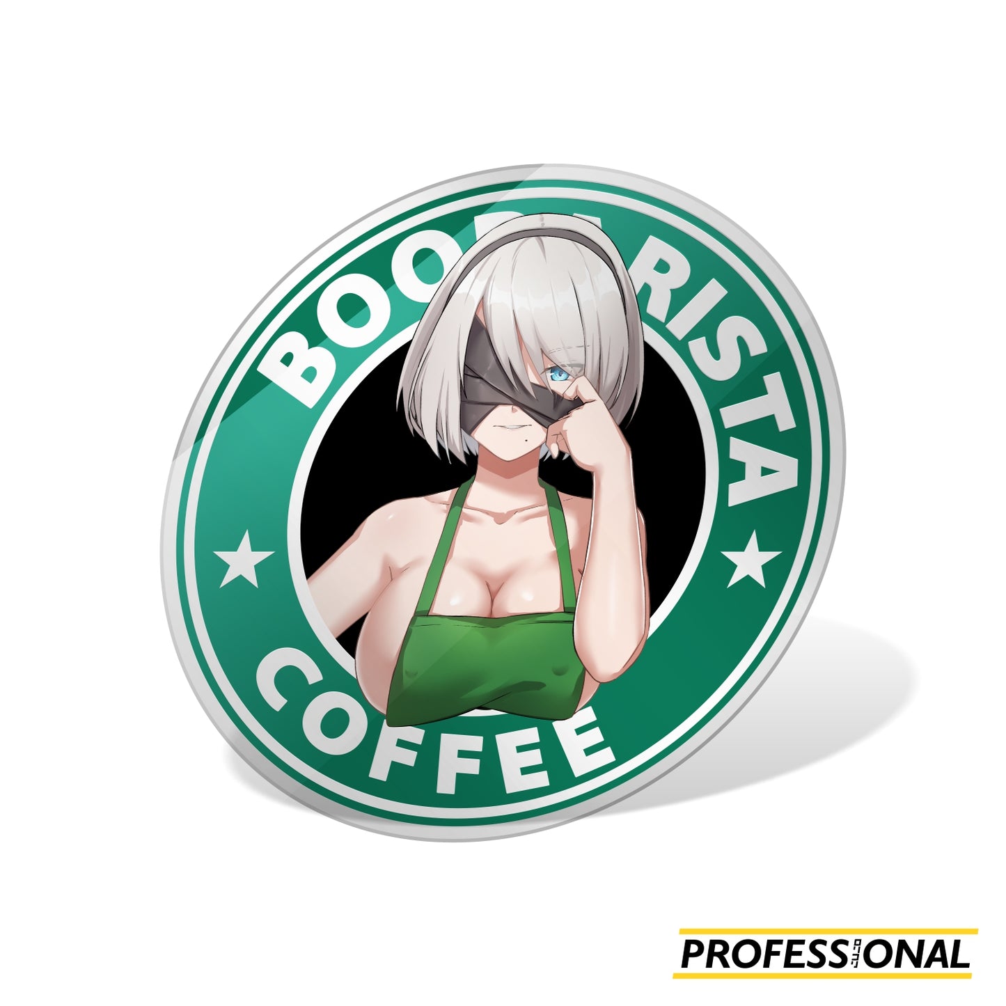 2B (Boobarista Ver.) - Coaster