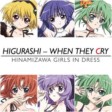 Higurashi Girls - Die cut Sticker