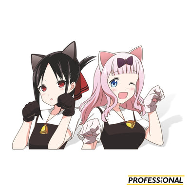 Kaguya & Chika - Die cut Sticker