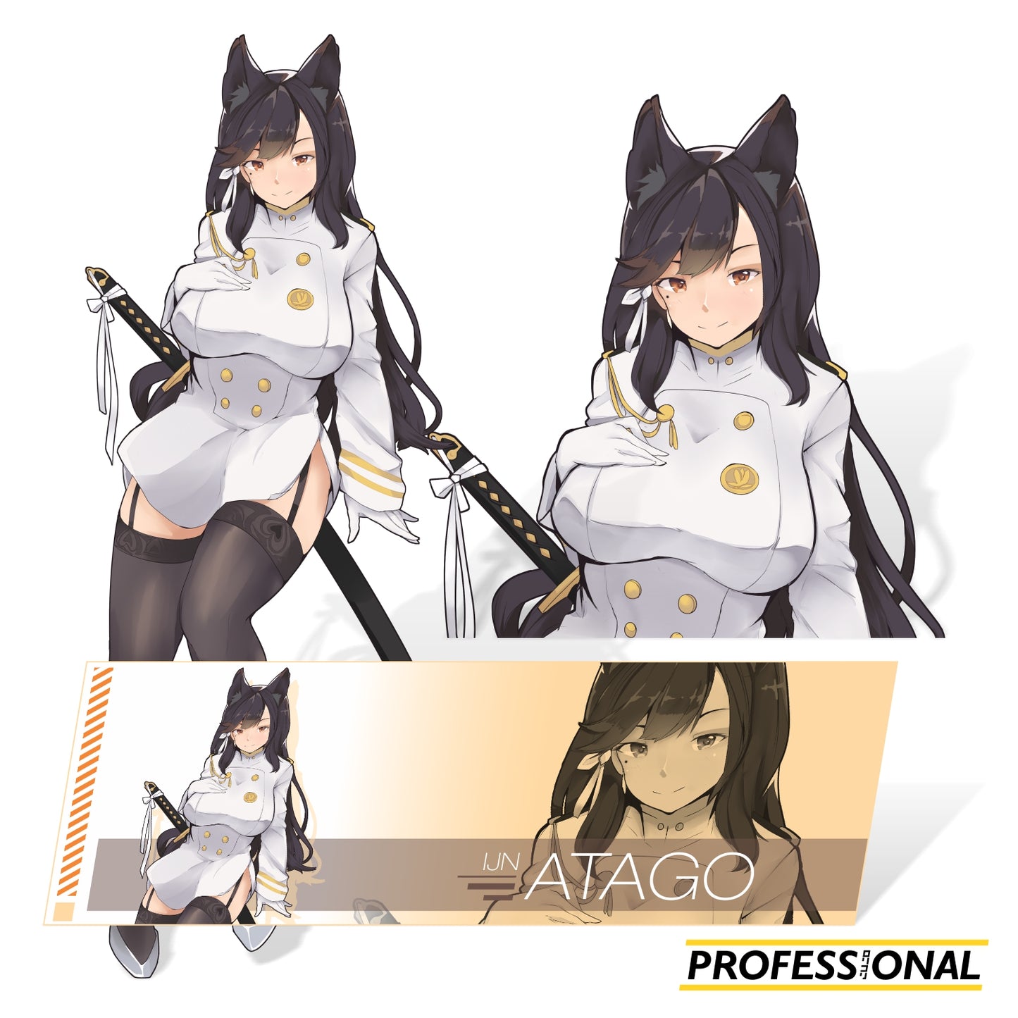 Atago (Azur Lane Ver.) - Sticker Bundle