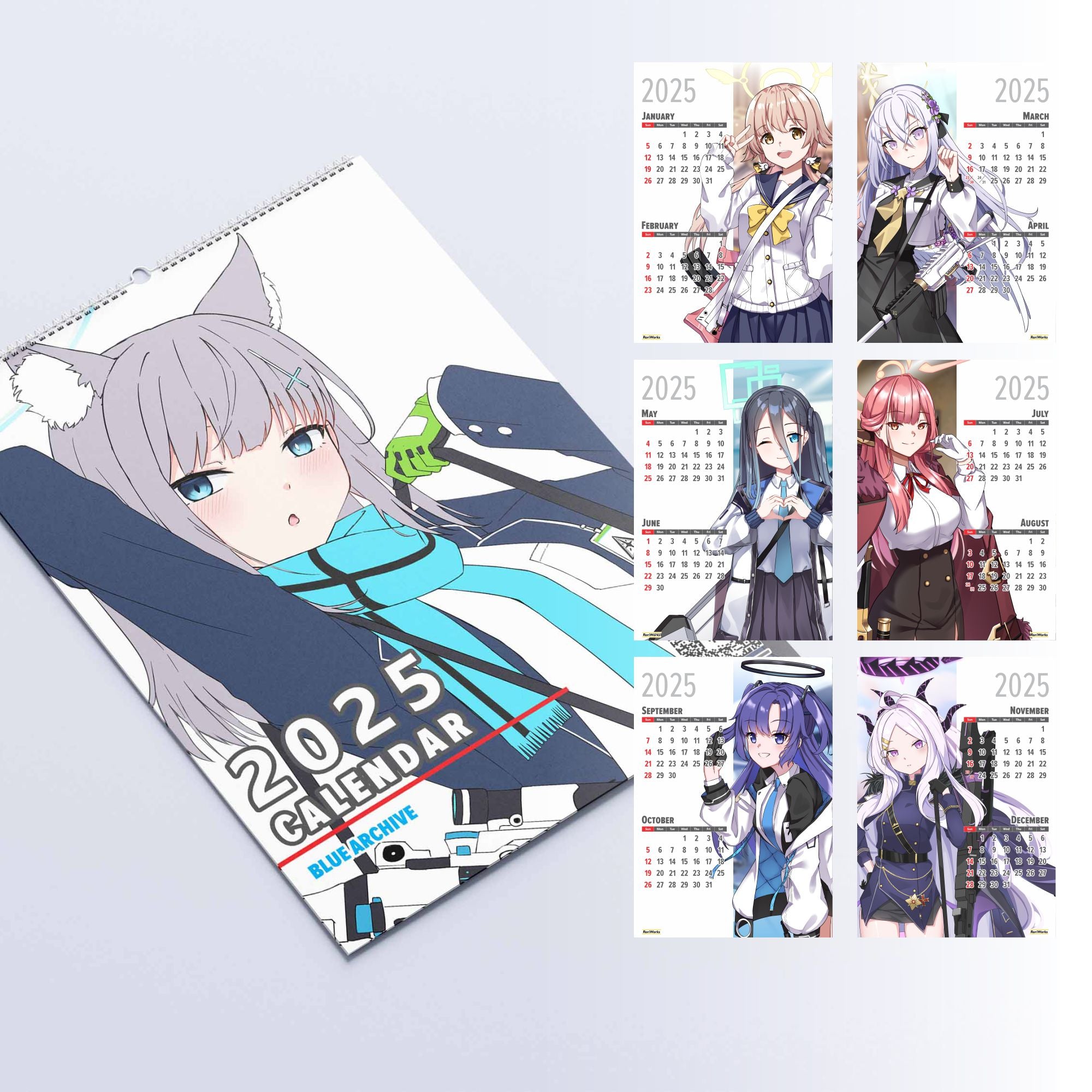 Blue Archive - Wall Calendar 2025 – Prololi Blue Archive - Wall Calendar 2025 – Prololi
