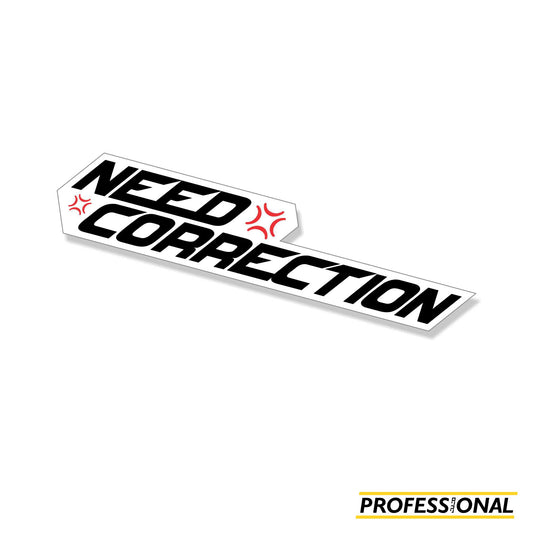 Need Correction - Parody Sticker