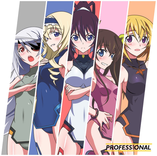 Infinite Stratos Girls - Die cut Sticker