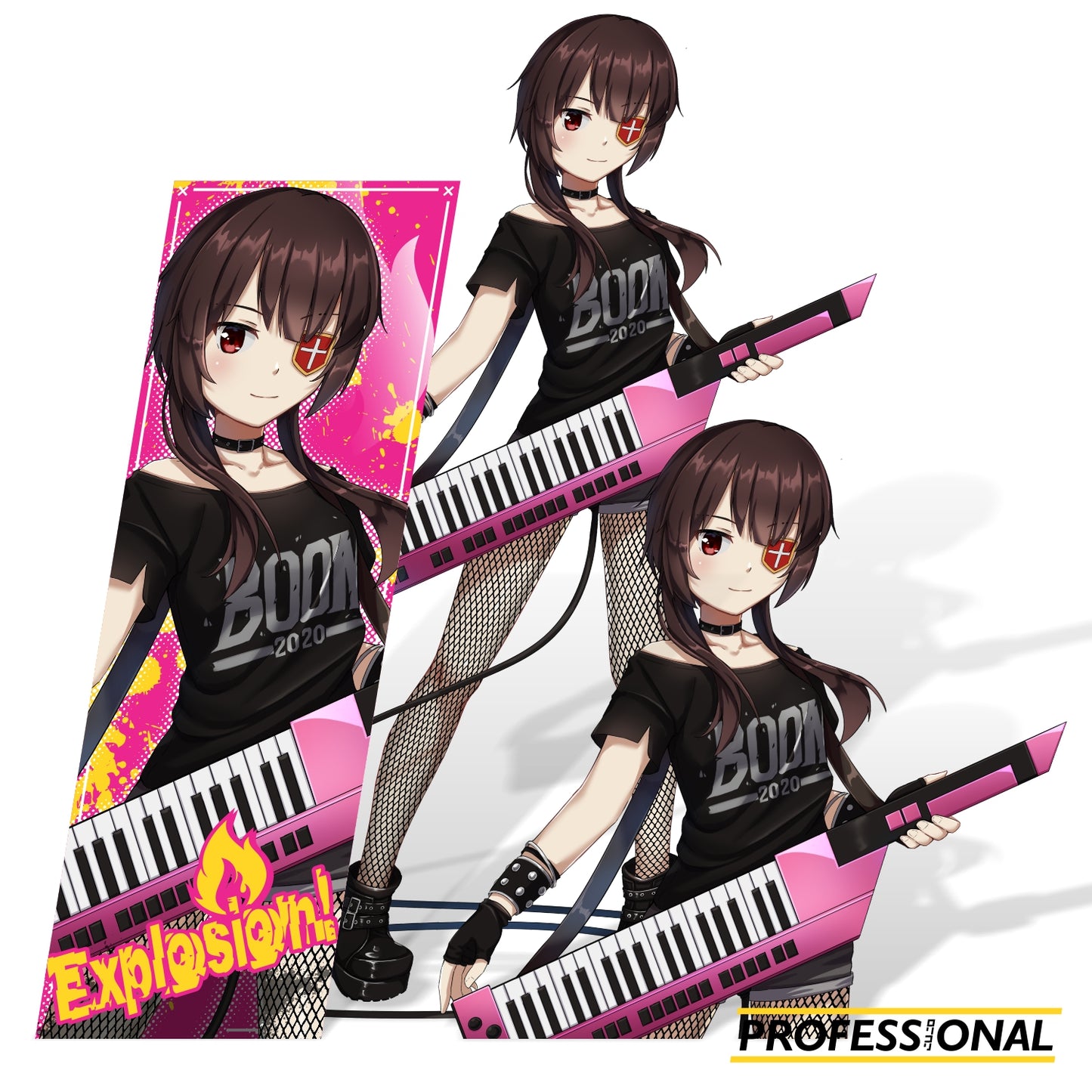 Megumin (Music Explosion Ver.) - Sticker Bundle