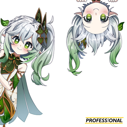 Nahida - Peeking Sticker