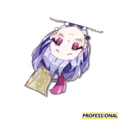 Qiqi - Peeking Sticker