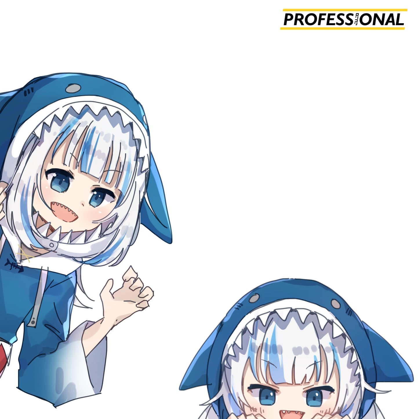 Gura - Peeking Sticker
