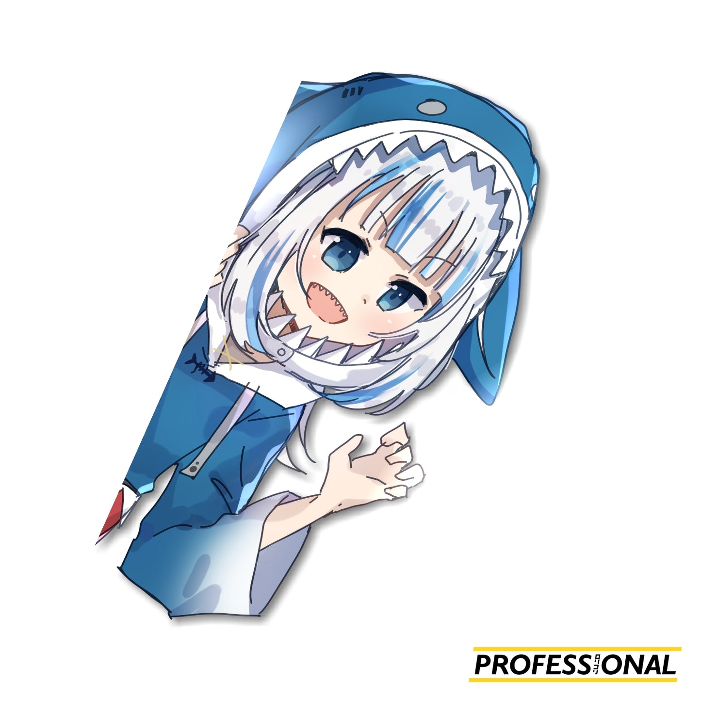 Gura - Peeking Sticker