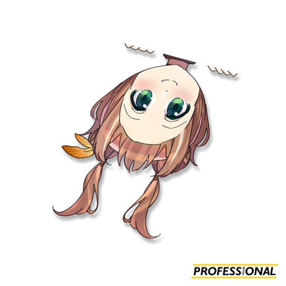 Risu - Peeking Sticker