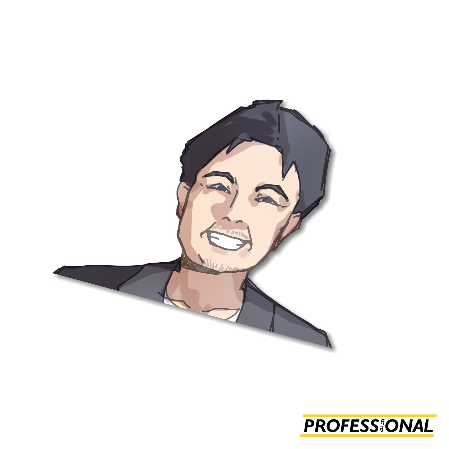 Yagoo - Peeking Sticker