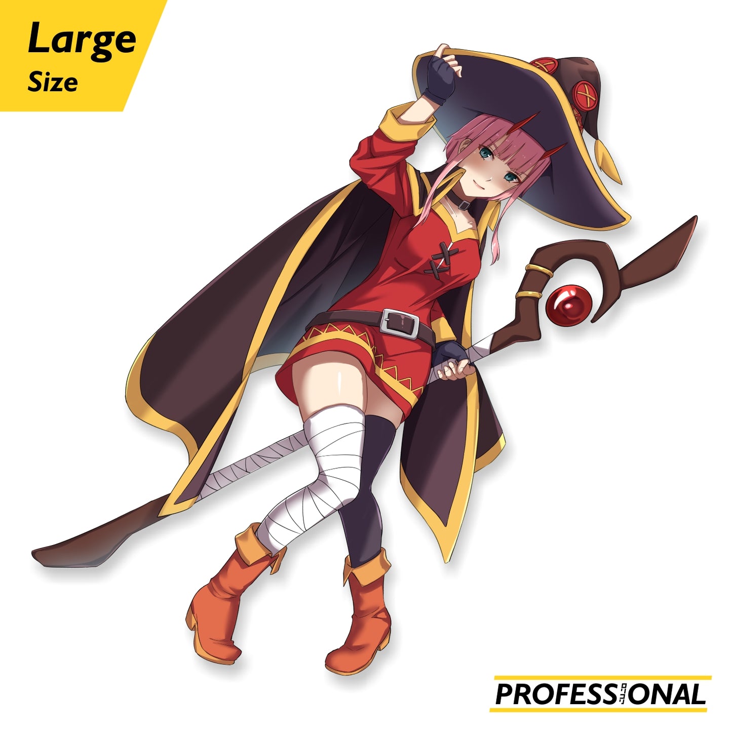 Zero Two x Megumin - Large Sticker