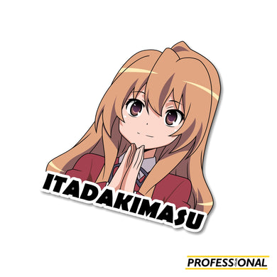 Taiga Itadakimasu - Die cut Sticker